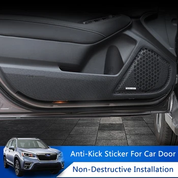 TAJIAN Portiera Protector Pad Ușa de Scândură Anti Kick Pad de Protecție Marginea Laterală Film Mat Autocolante Accesorii Pentru Subaru Outback2021