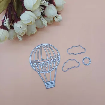 Balon cu Aer cald Nor Soarele Moare de Tăiere de tăiere Cuțit de Hârtie mucegai Scrapbooking Moare Metal Timbre și să moară pentru Luare de Card DIY