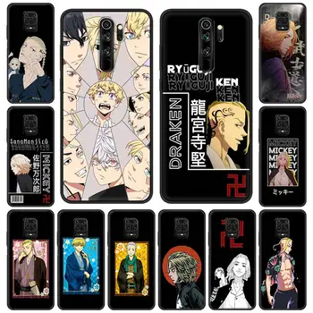 Tokyo Răzbunătorul Anime Manjiro Ken Takemichi Telefon Caz Pentru Xiaomi Redmi Nota 9 9 8 7 10 Pro 8T 9C 9A 8A K40 Moale cu Capac de Silicon