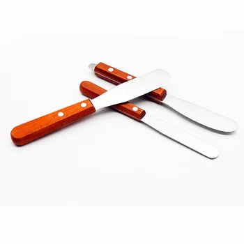 Dentare spatule Gips mâner de lemn cuțit spatulă de metal ipsos amestecarea cuțit de Laborator Instrumente de materiale de amprenta