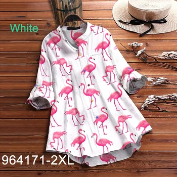 Casual Femeie Cumpărături 3D Full Body Imprimat Flamingo Model Personalizat Femei de Moda Bluza cu Maneci Lungi Tricou
