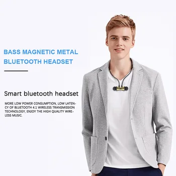 S8 Magnetic Wireless Bluetooth Căști Fără Fir, Casti Sport Stereo Cu Bass Muzica De Căști Cu Microfon Cască