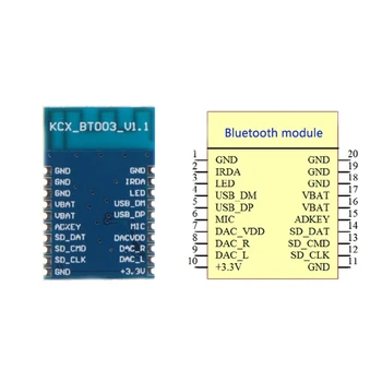 KCX BT003 Bluetooth 4.2 Modulul de recepție Wireless Placa de Circuit Stereo 203B