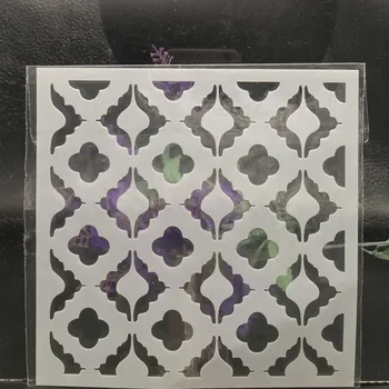 15cm Floare de Prune de Fundal DIY Stratificare Sabloane Pictura pe Perete Album de Colorat Relief Album Decorative Șablon Carte