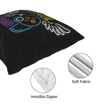 Gamer Controller Perna Joc Video Consola de Jocuri Pernele de Acoperire Minunat Fermoar Decor Pillowcover pentru Acasă 18'