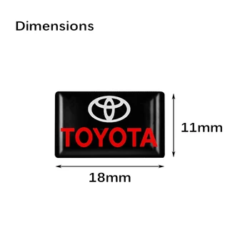Epoxidice Volan Masina Emblema Autocolante Pentru Toyota Corolla E150 Camry 40 70 Rav4 Mark2 Land Cruiser 200 De Styling Accesorii