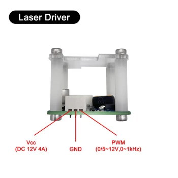 80W Modul cu Laser Laser Cap 450nm Laser Albastru cu Laser Masina de Gravat Lemn Marcajul de Tăiere Instrument de Gravura Cap